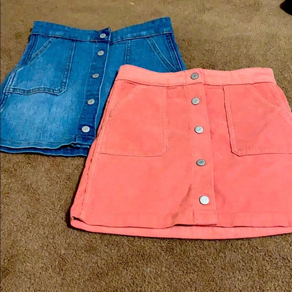 A set of skirts